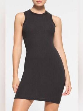 SKIMS Stretch Cotton Rib Tank Dress XL